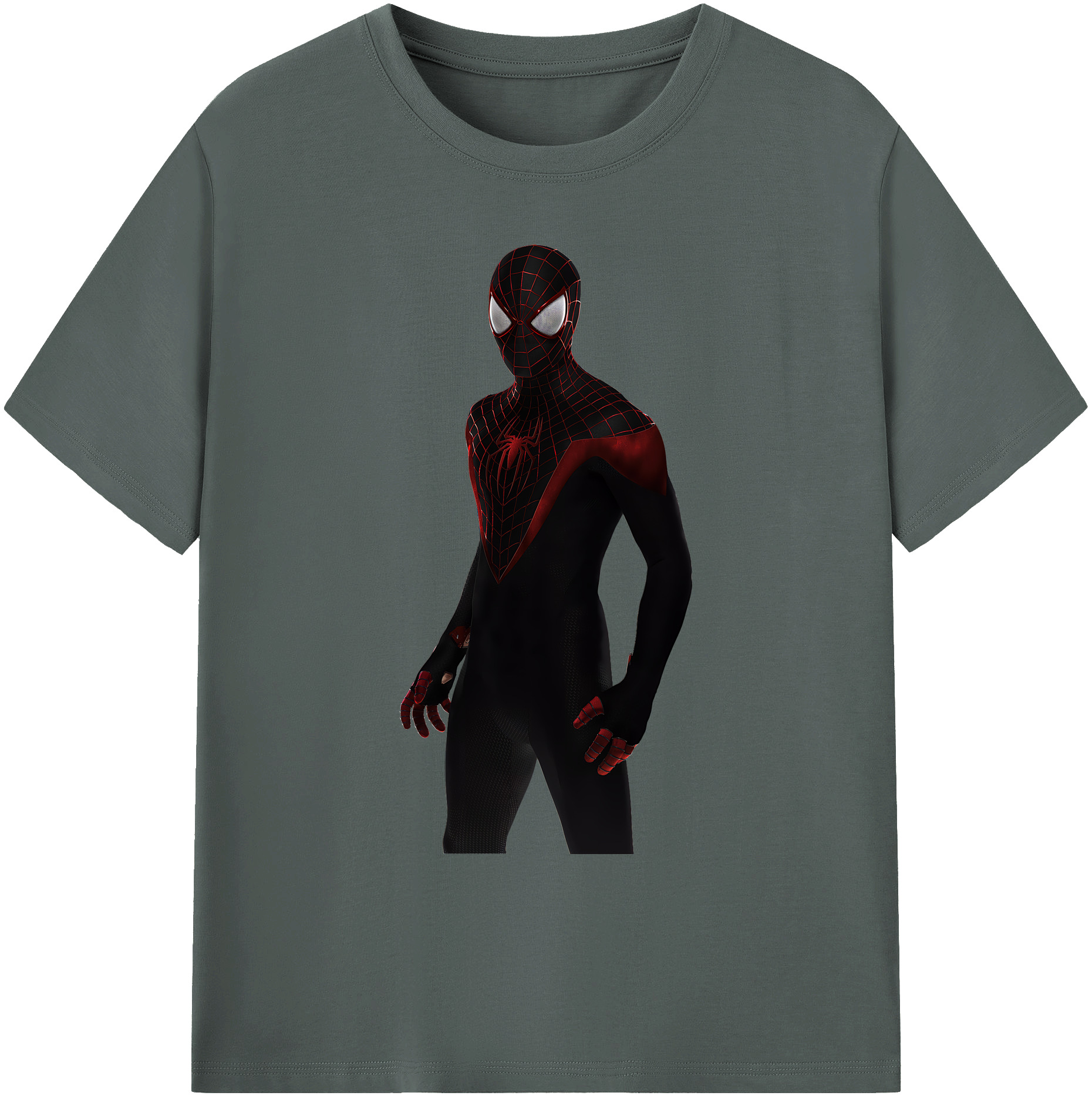 （画像用） Spider Man スパイダーマン 綿100％ メンズ半袖Tシャツ｜肌触りやわらか＆通気性